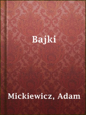Bajki - ebook